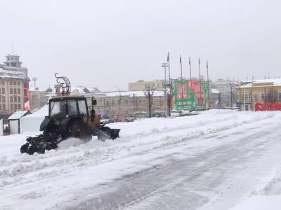 
                                            С последствиями снегопада в Туле боролись 159 единиц техники
                                    
