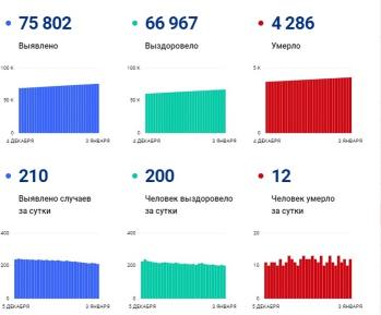
                                            Ситуация с коронавирусом в Тульской области: публикуем данные на 3 января
                                    