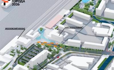 Тульские архитекторы предлагают превратить парковку около Московского вокзала в бульвар