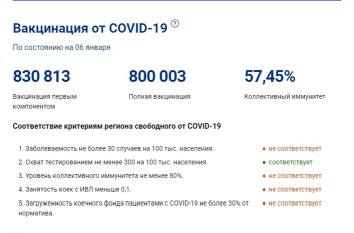 
                                            Уровень коллективного иммунитета к COVID-19 в Тульской области достиг 57,45%
                                    