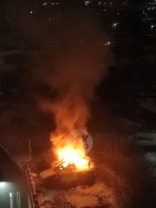 В Туле на ул. Демонстрации произошел пожар в жилом доме