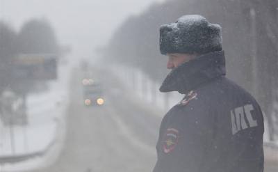 В Тульской области на трассе М-4 «Дон» из-за снегопада снизили скорость движения до 60 км/ч